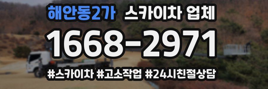 해안동2가 스카이차 업체