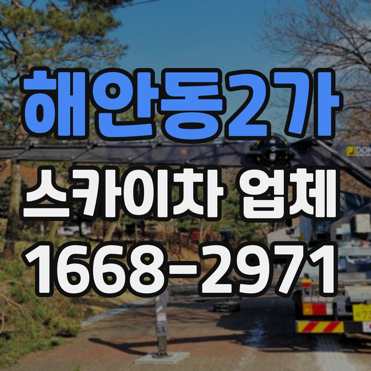 해안동2가 스카이차 업체