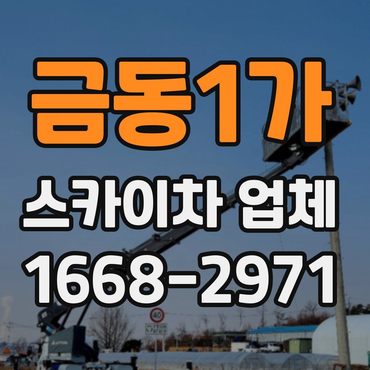 금동1가 스카이차 업체