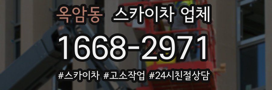 옥암동 스카이차 업체