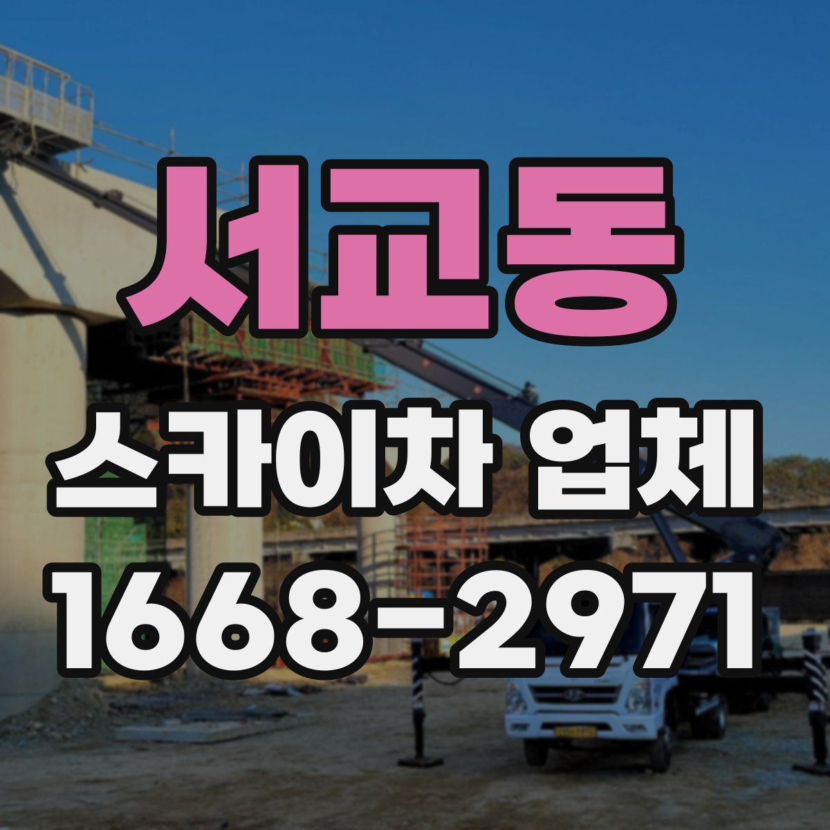 서교동 스카이차 업체
