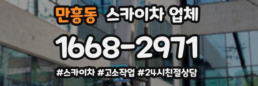 만흥동 스카이차 업체