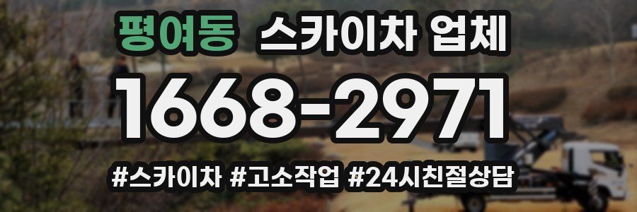 평여동 스카이차 업체