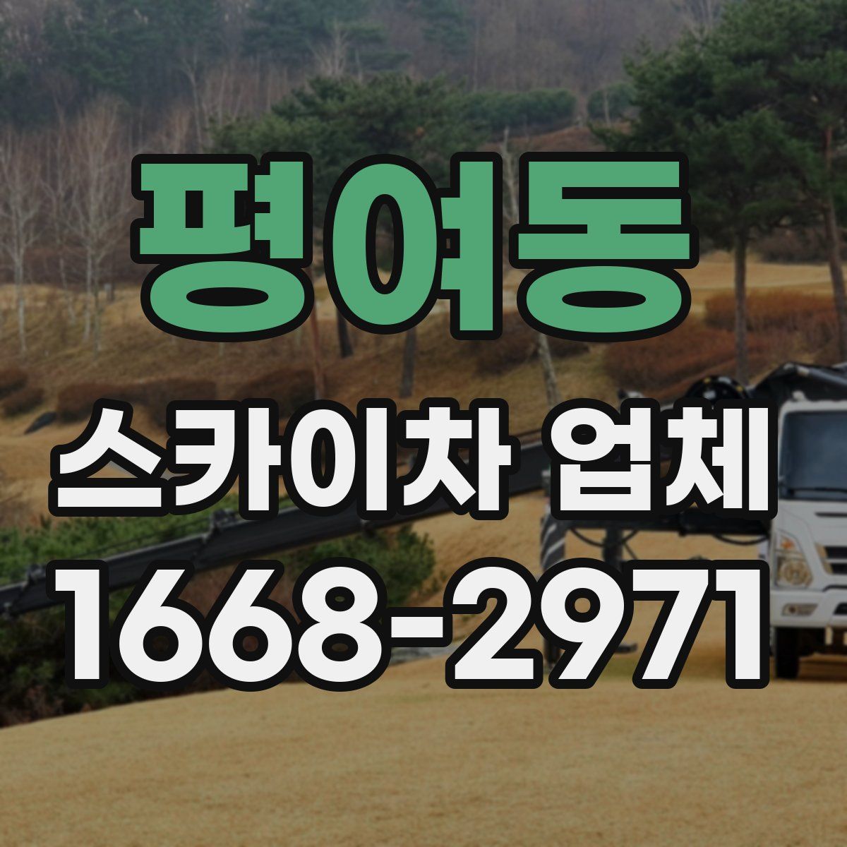 평여동 스카이차 업체