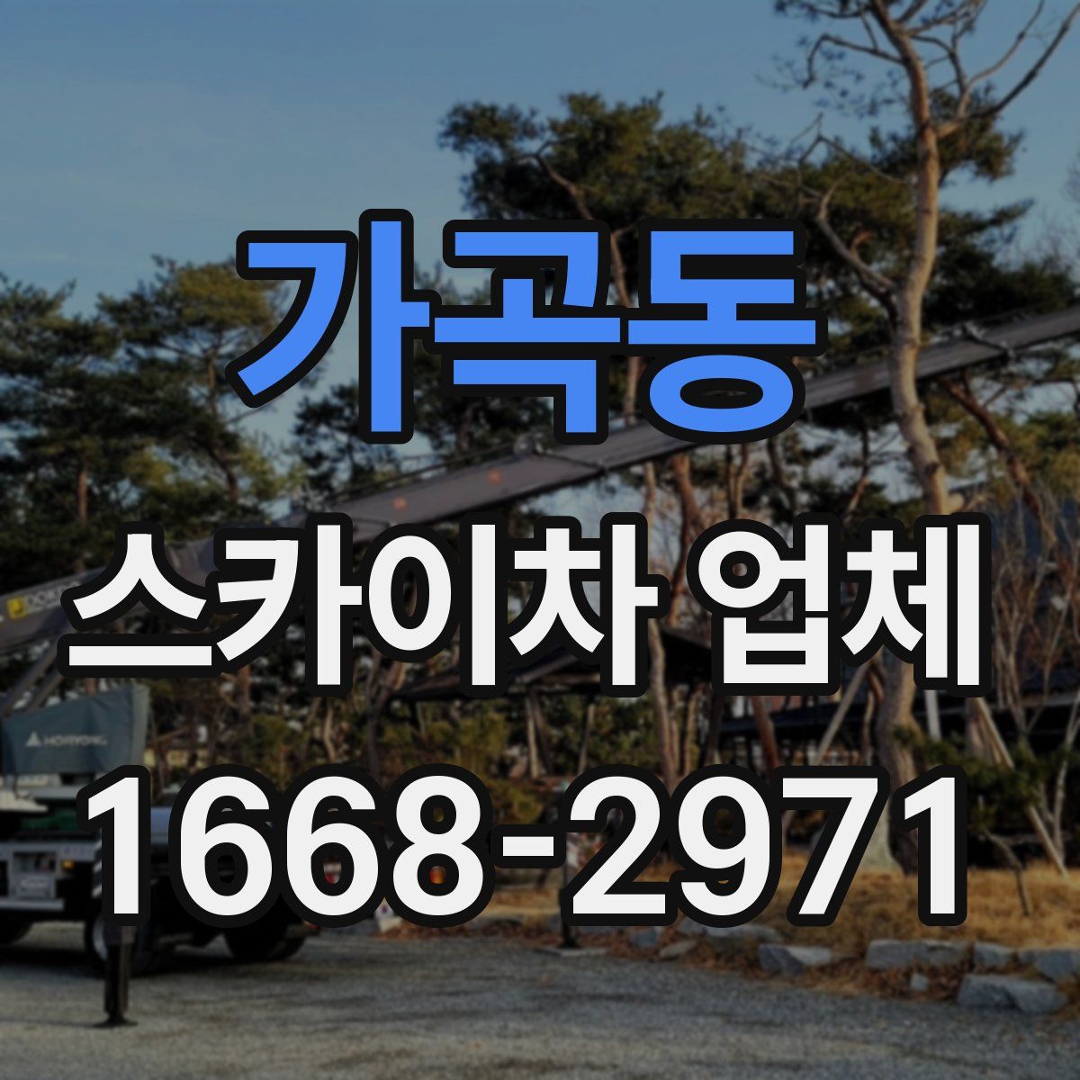 가곡동 스카이차 업체