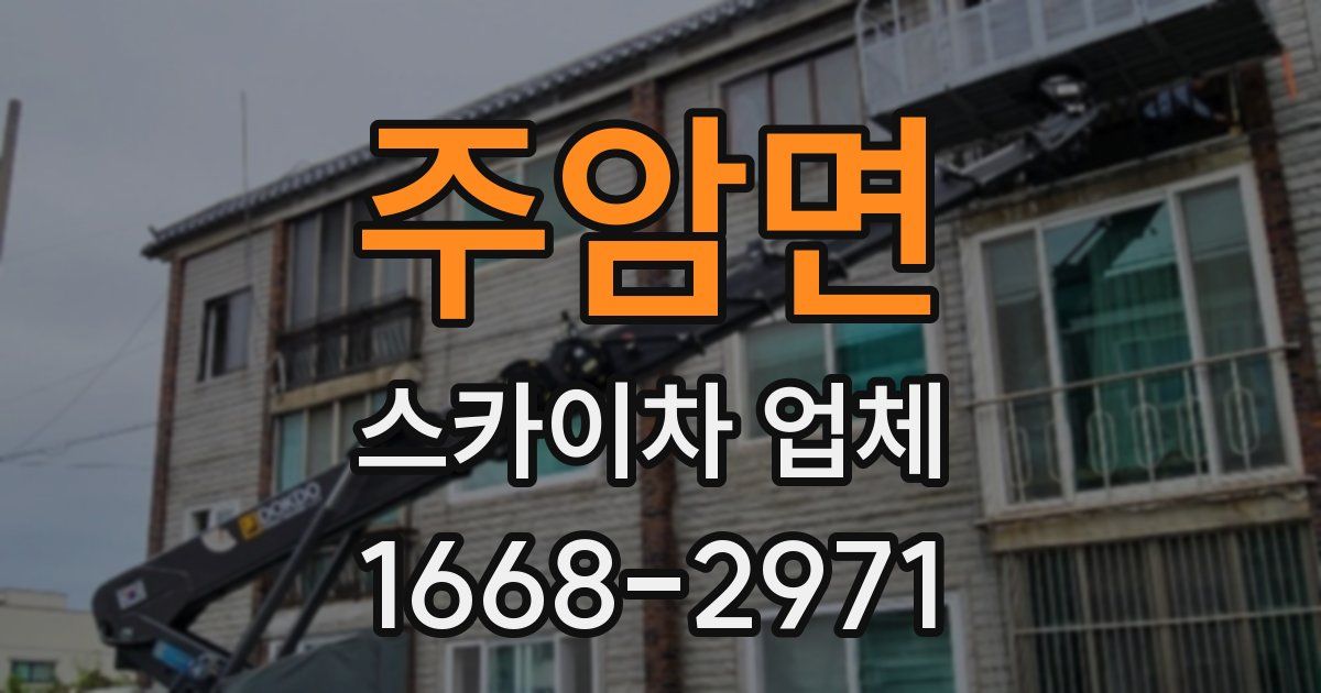 주암면 스카이차 업체