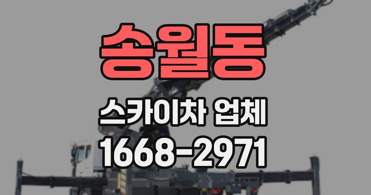송월동 스카이차 업체