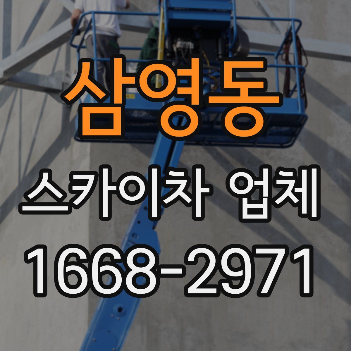 삼영동 스카이차 업체