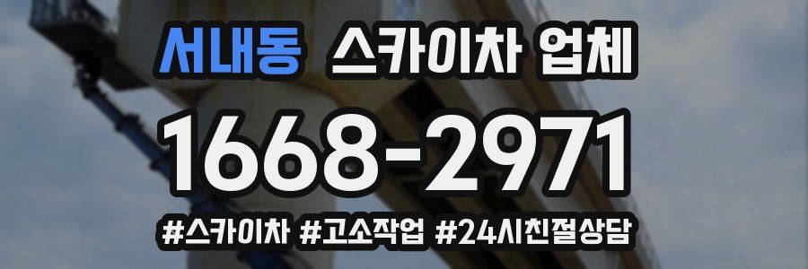 서내동 스카이차 업체