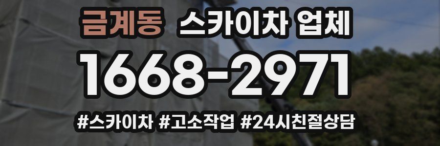 금계동 스카이차 업체