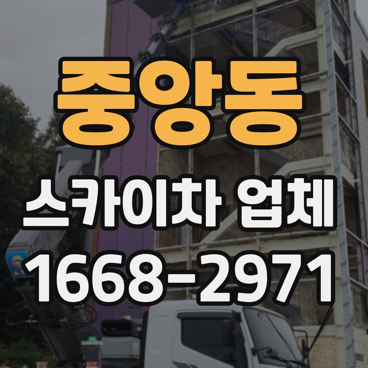 중앙동 스카이차 업체