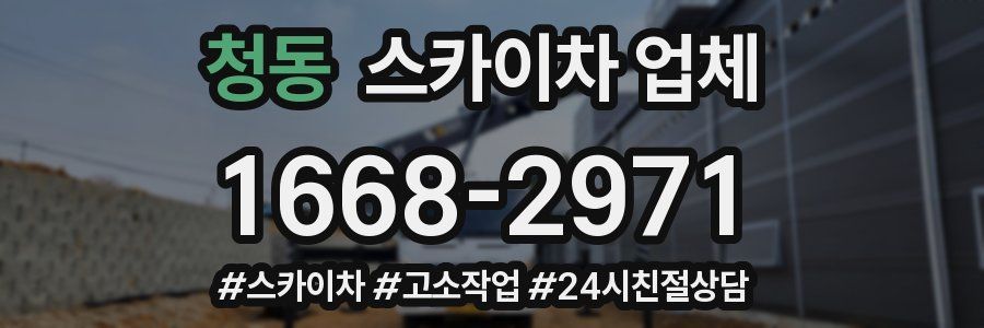청동 스카이차 업체