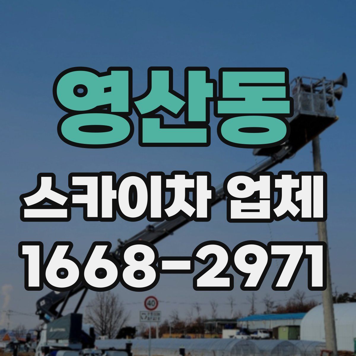 영산동 스카이차 업체