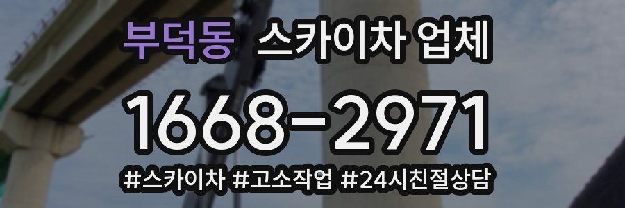 부덕동 스카이차 업체