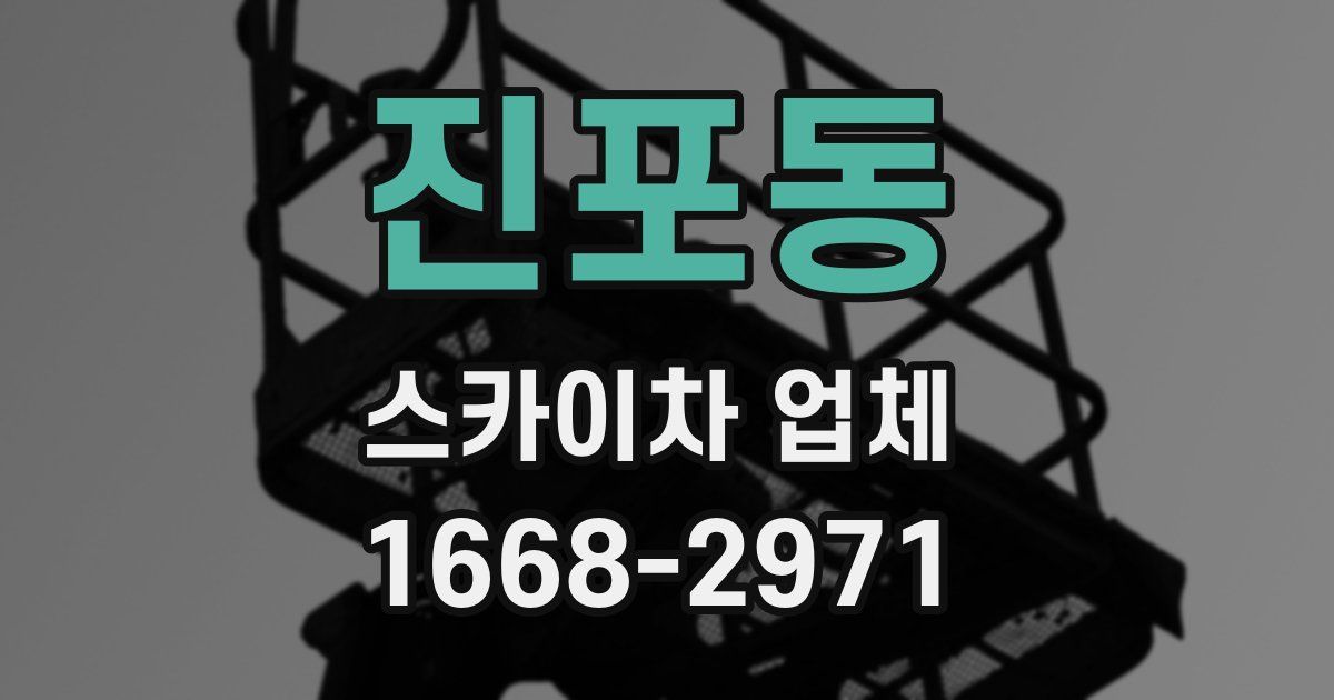 진포동 스카이차 업체
