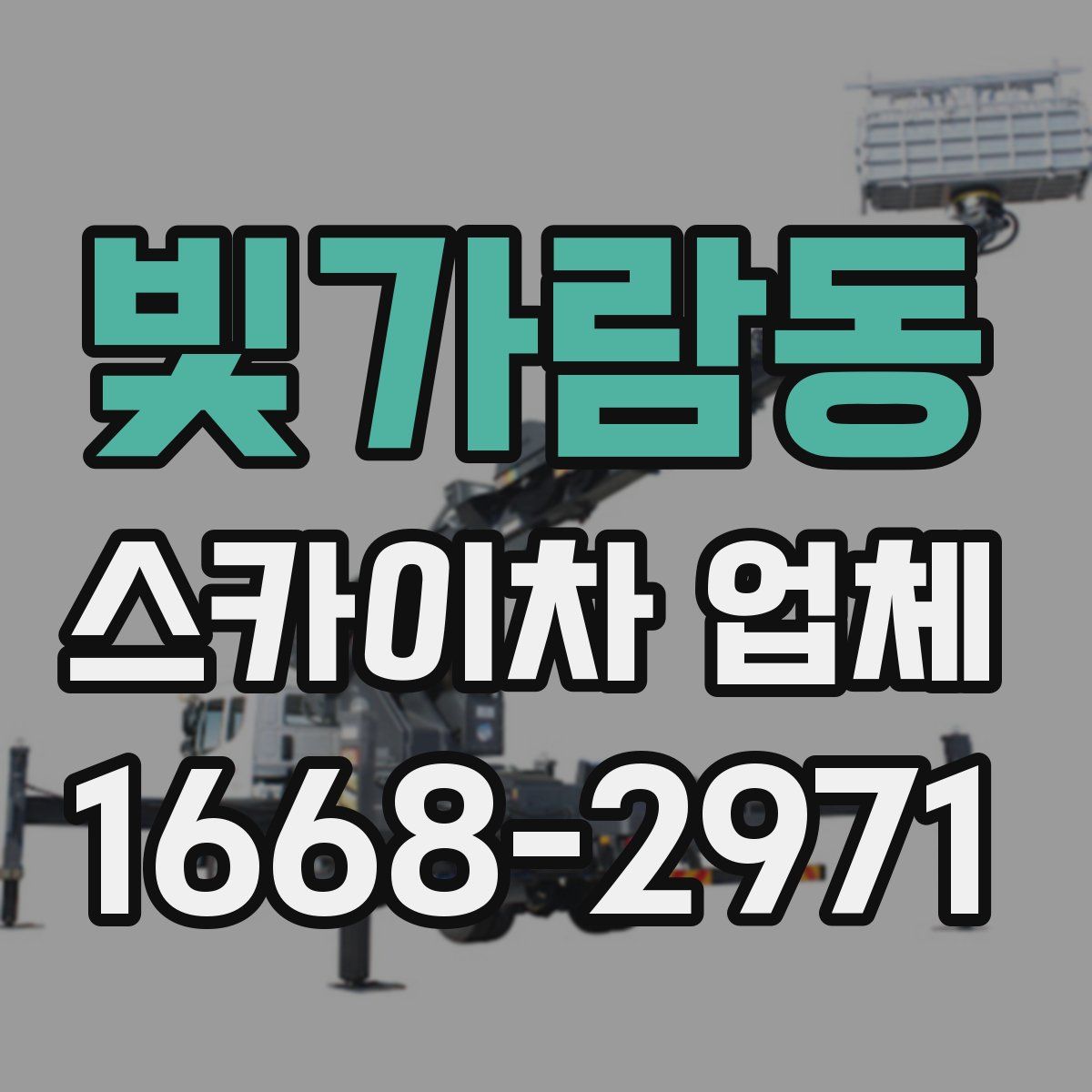 빛가람동 스카이차 업체
