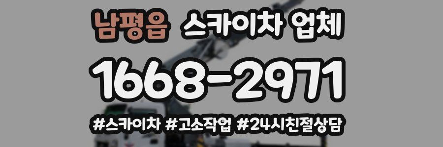 남평읍 스카이차 업체