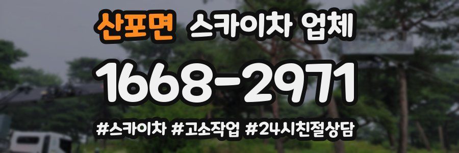 산포면 스카이차 업체