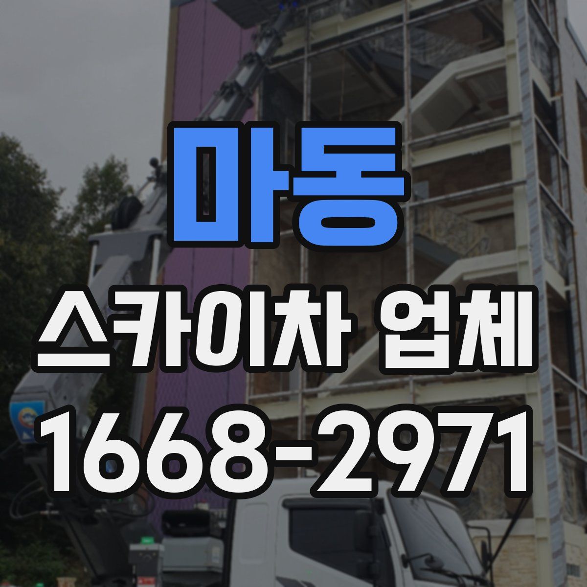 마동 스카이차 업체