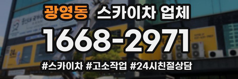 광영동 스카이차 업체