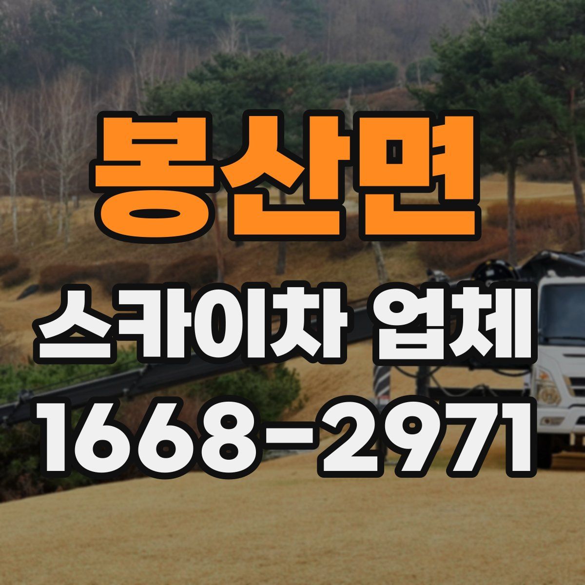 봉산면 스카이차 업체