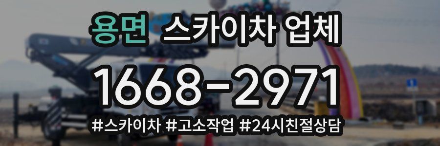 용면 스카이차 업체