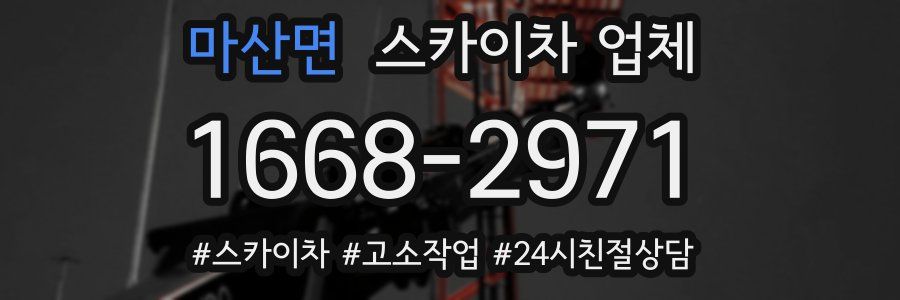 마산면 스카이차 업체