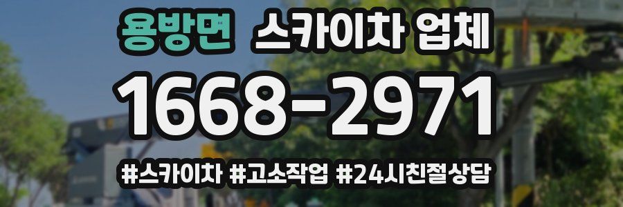 용방면 스카이차 업체