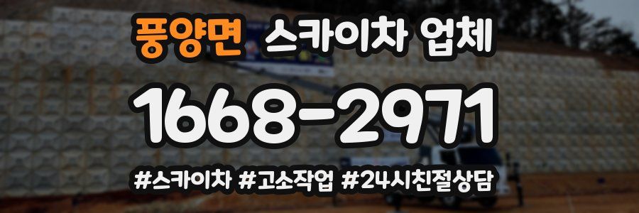 풍양면 스카이차 업체