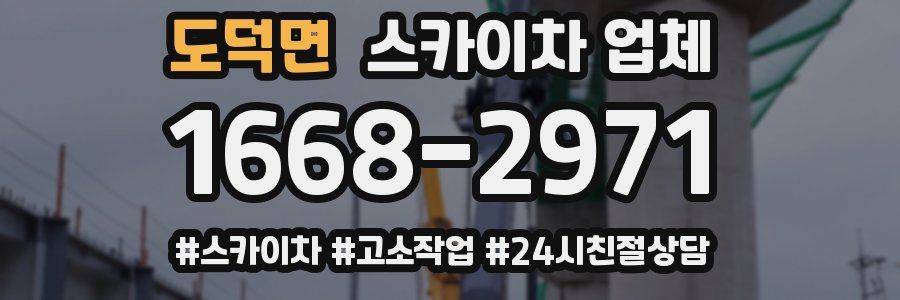 도덕면 스카이차 업체