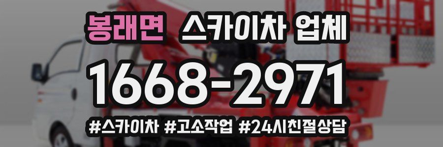봉래면 스카이차 업체