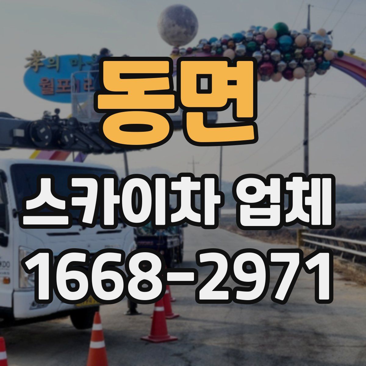 동면 스카이차 업체