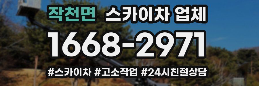 작천면 스카이차 업체