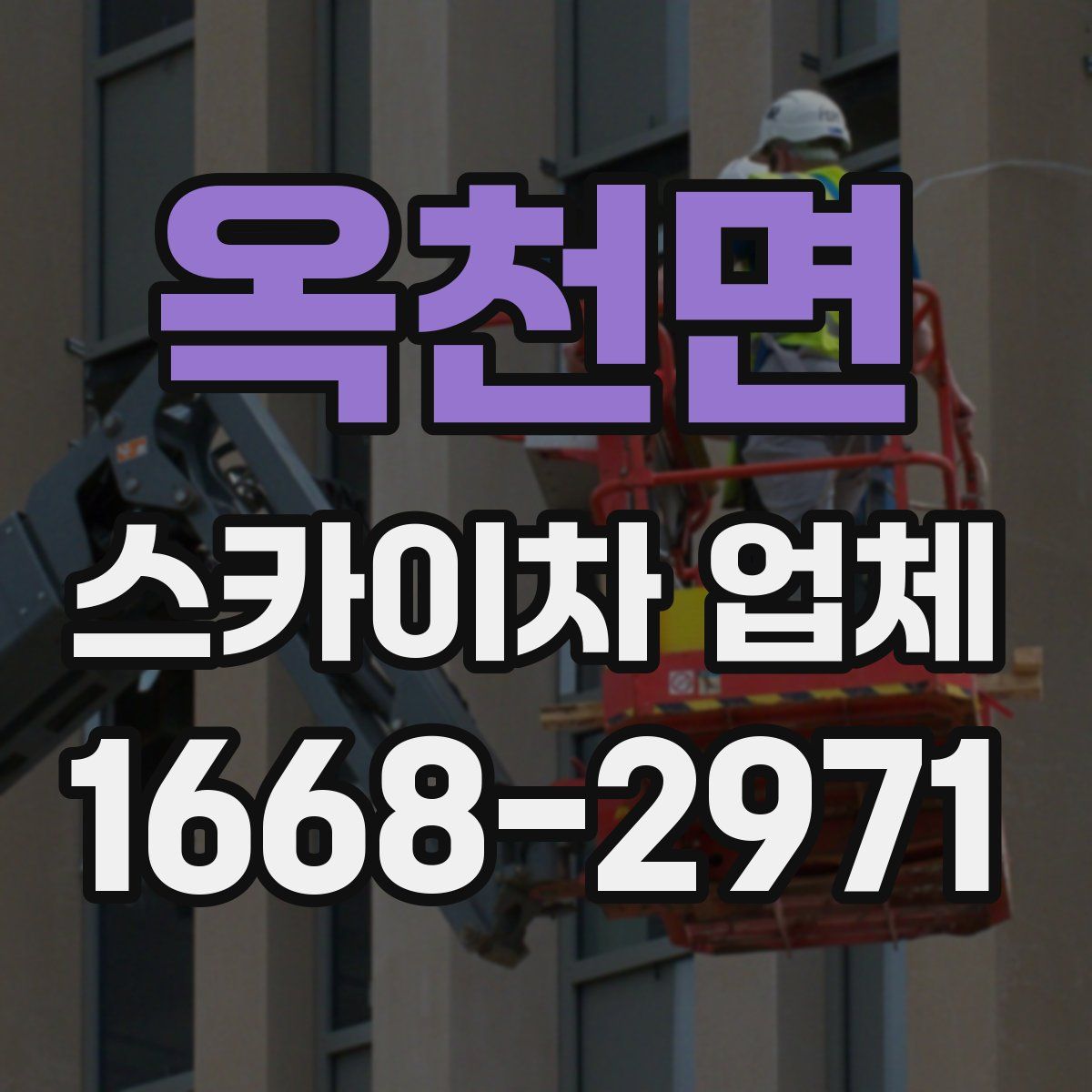옥천면 스카이차 업체