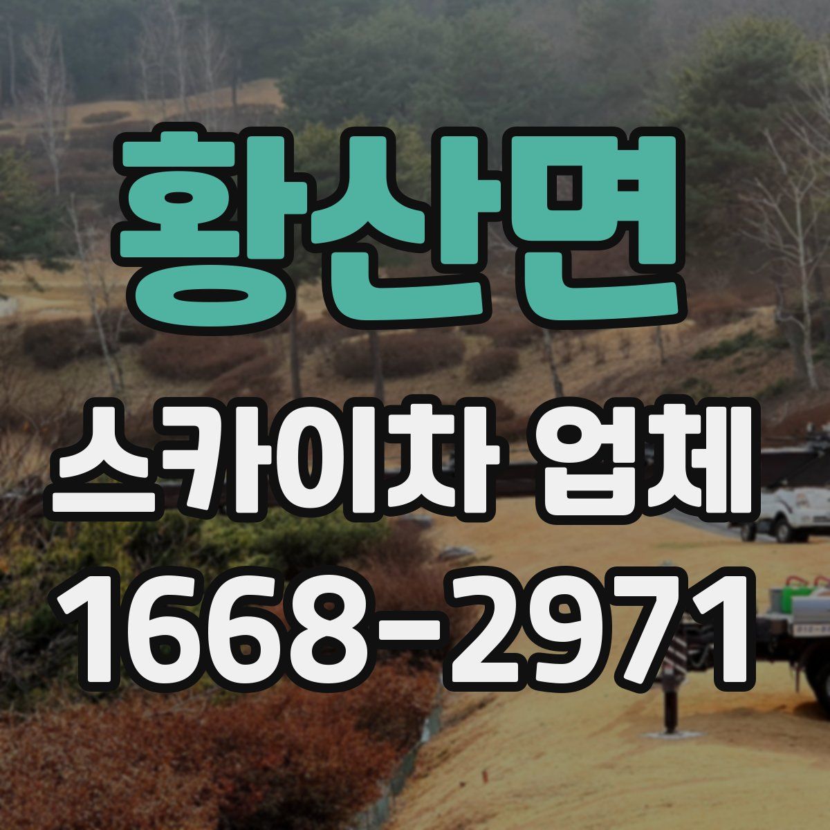 황산면 스카이차 업체
