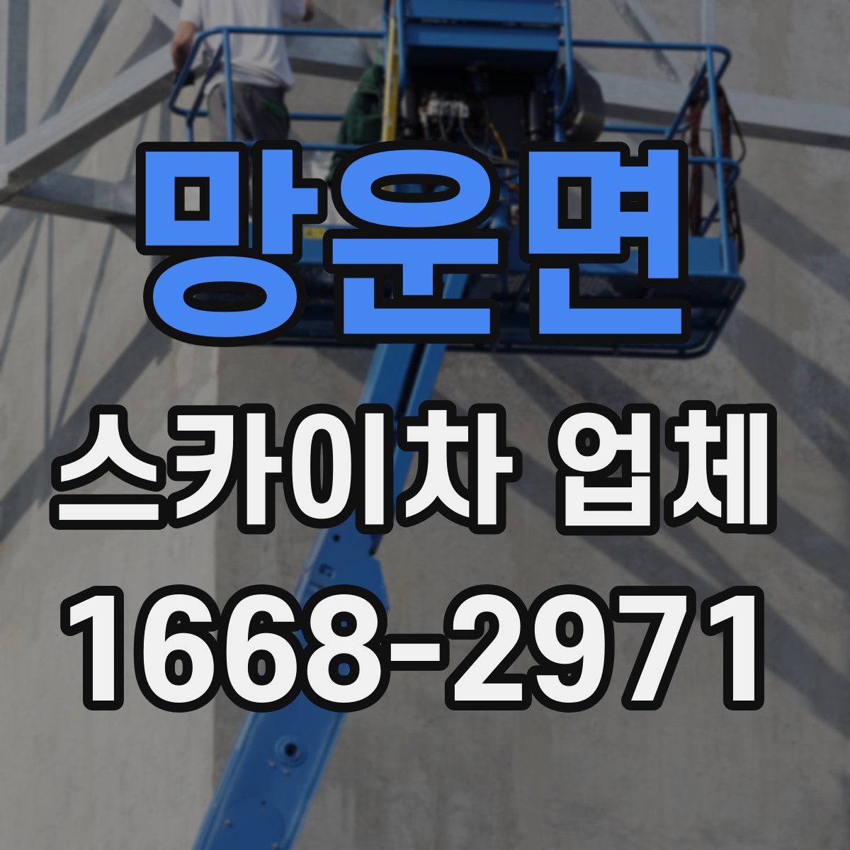 망운면 스카이차 업체