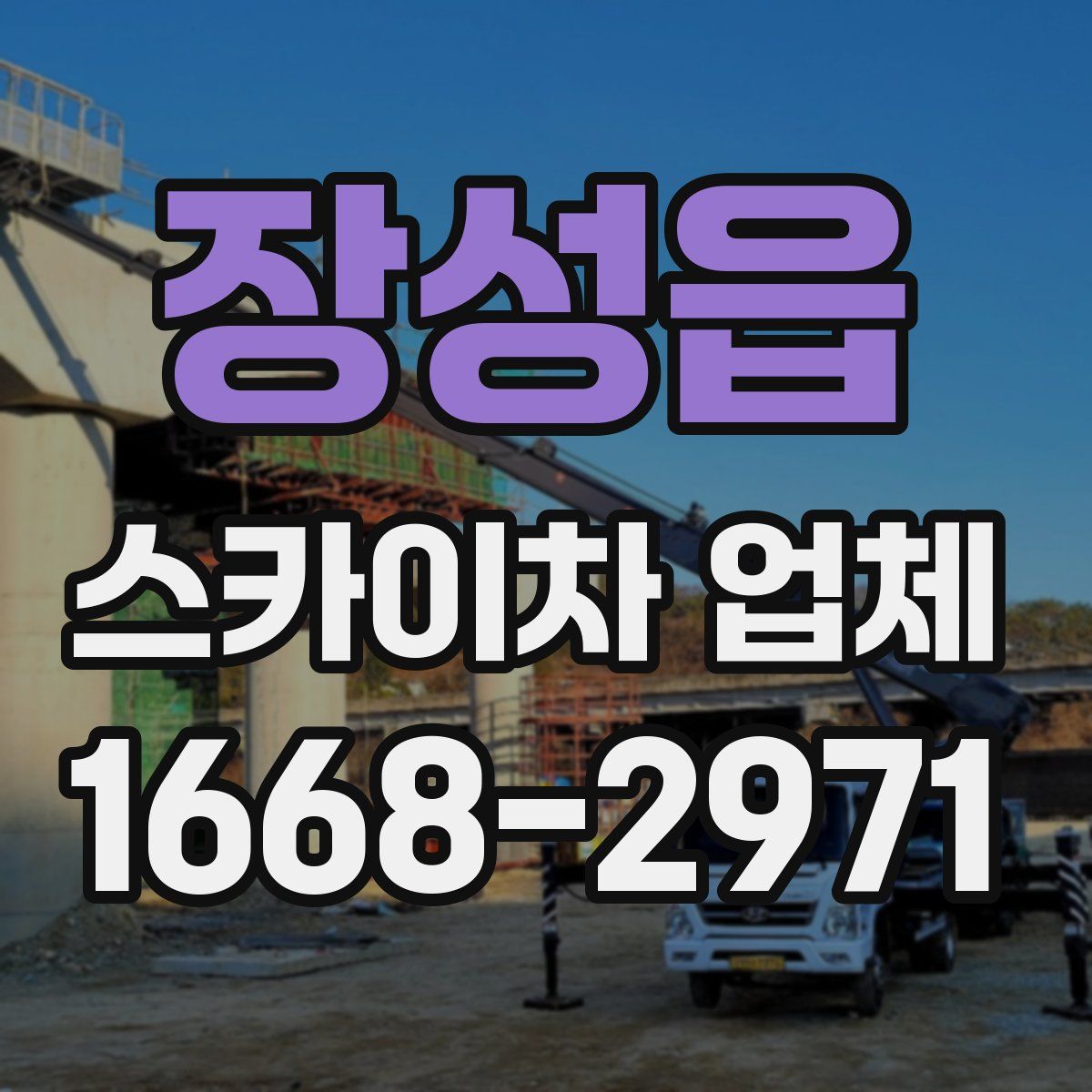 장성읍 스카이차 업체