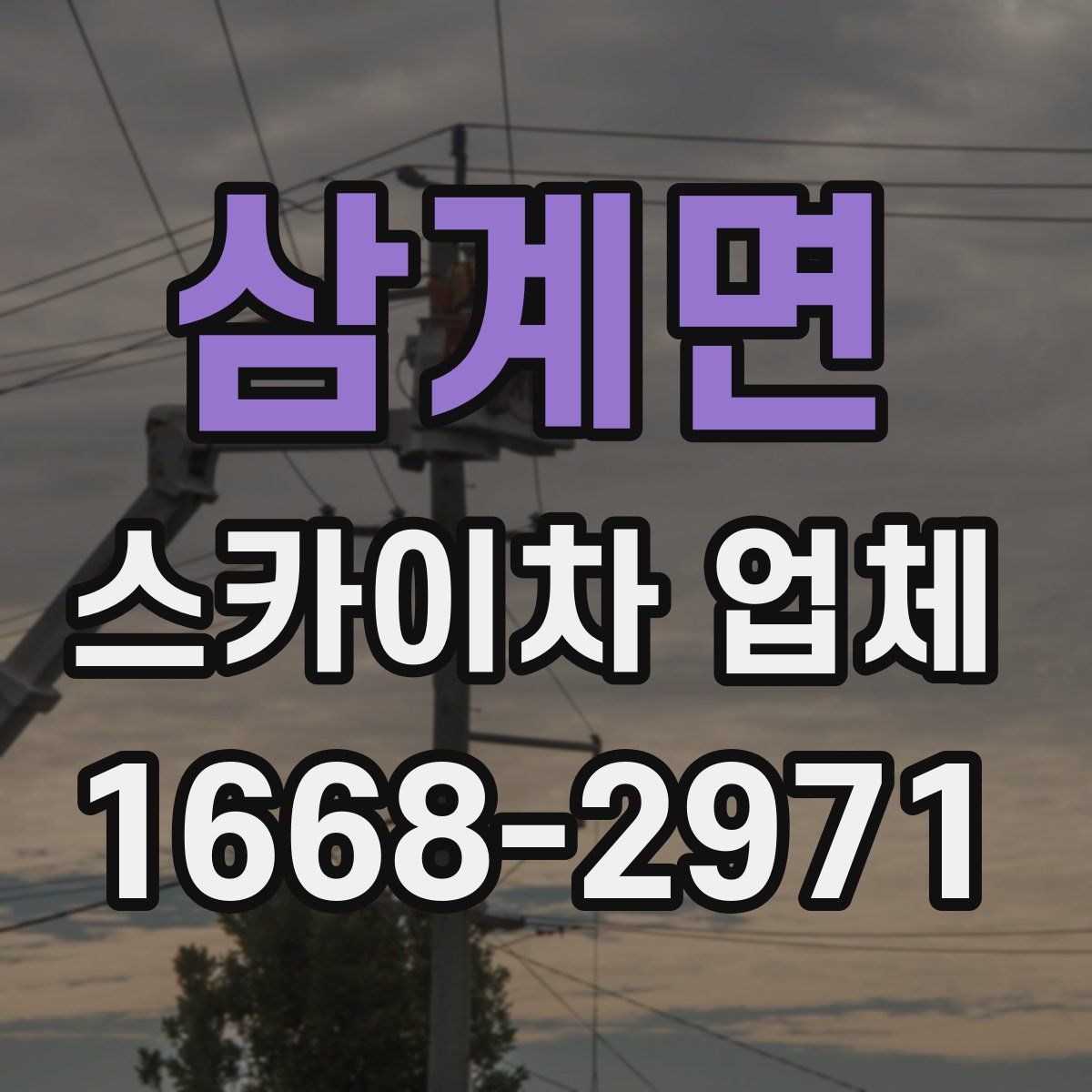 삼계면 스카이차 업체