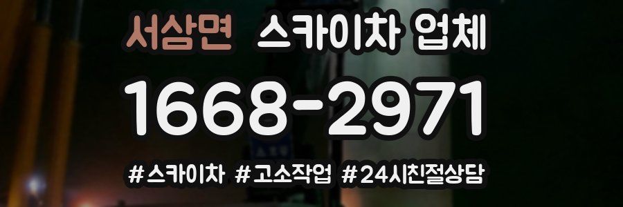 서삼면 스카이차 업체