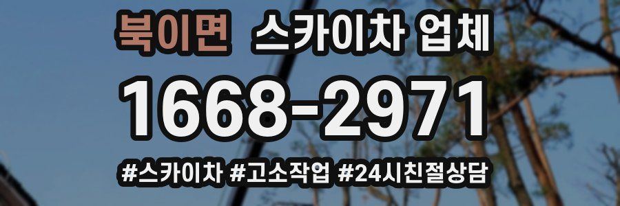 북이면 스카이차 업체