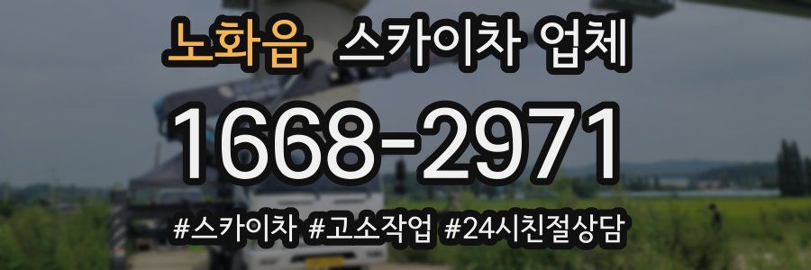 노화읍 스카이차 업체