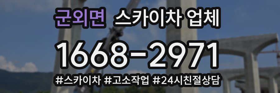 군외면 스카이차 업체