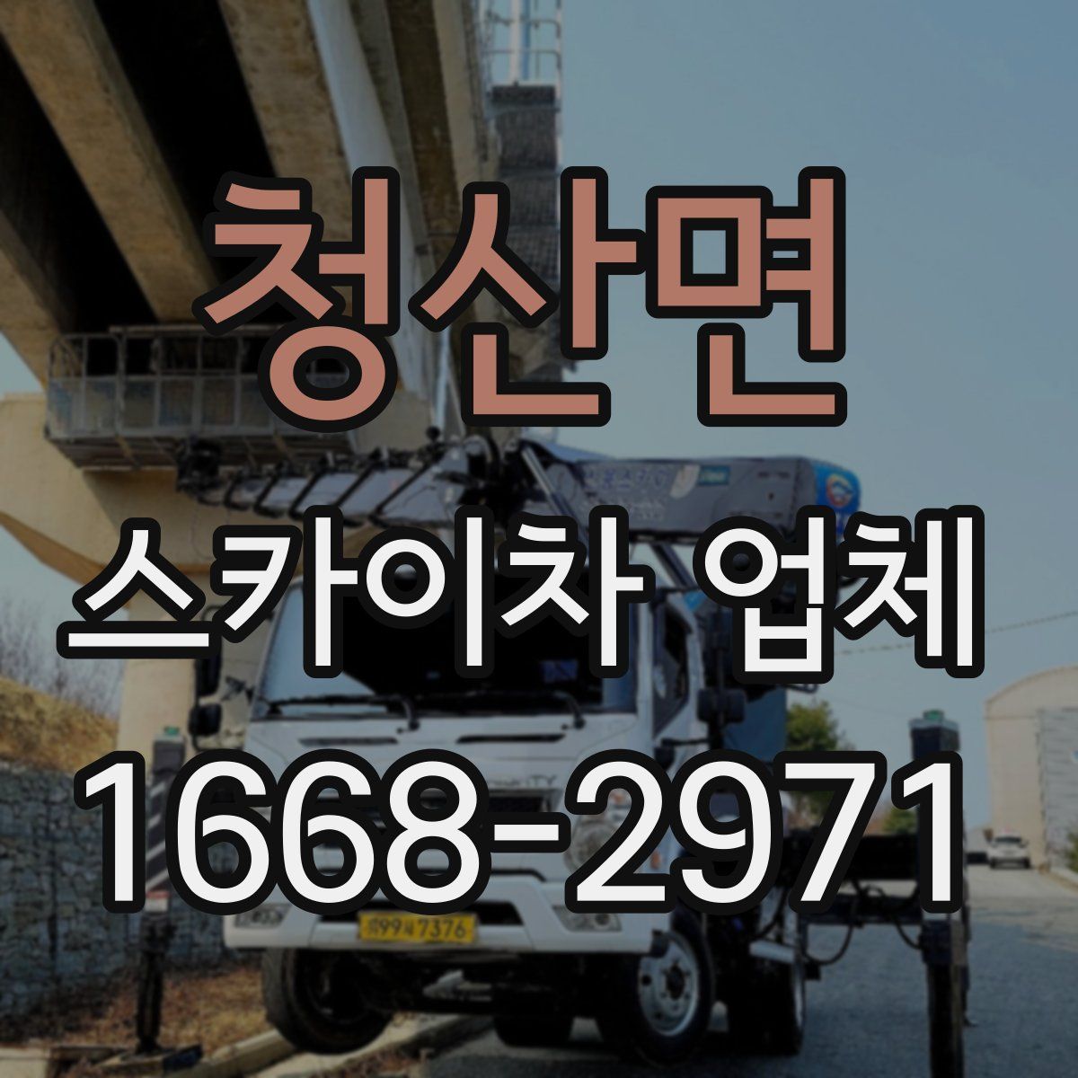 청산면 스카이차 업체