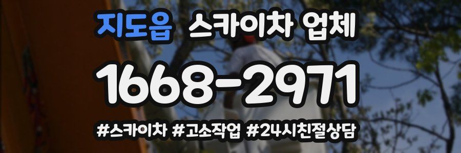지도읍 스카이차 업체