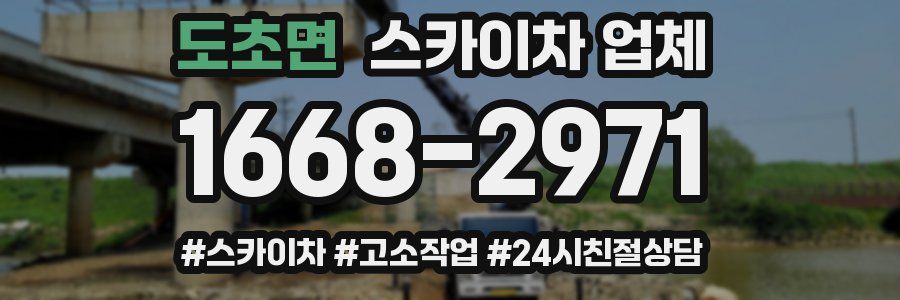 도초면 스카이차 업체