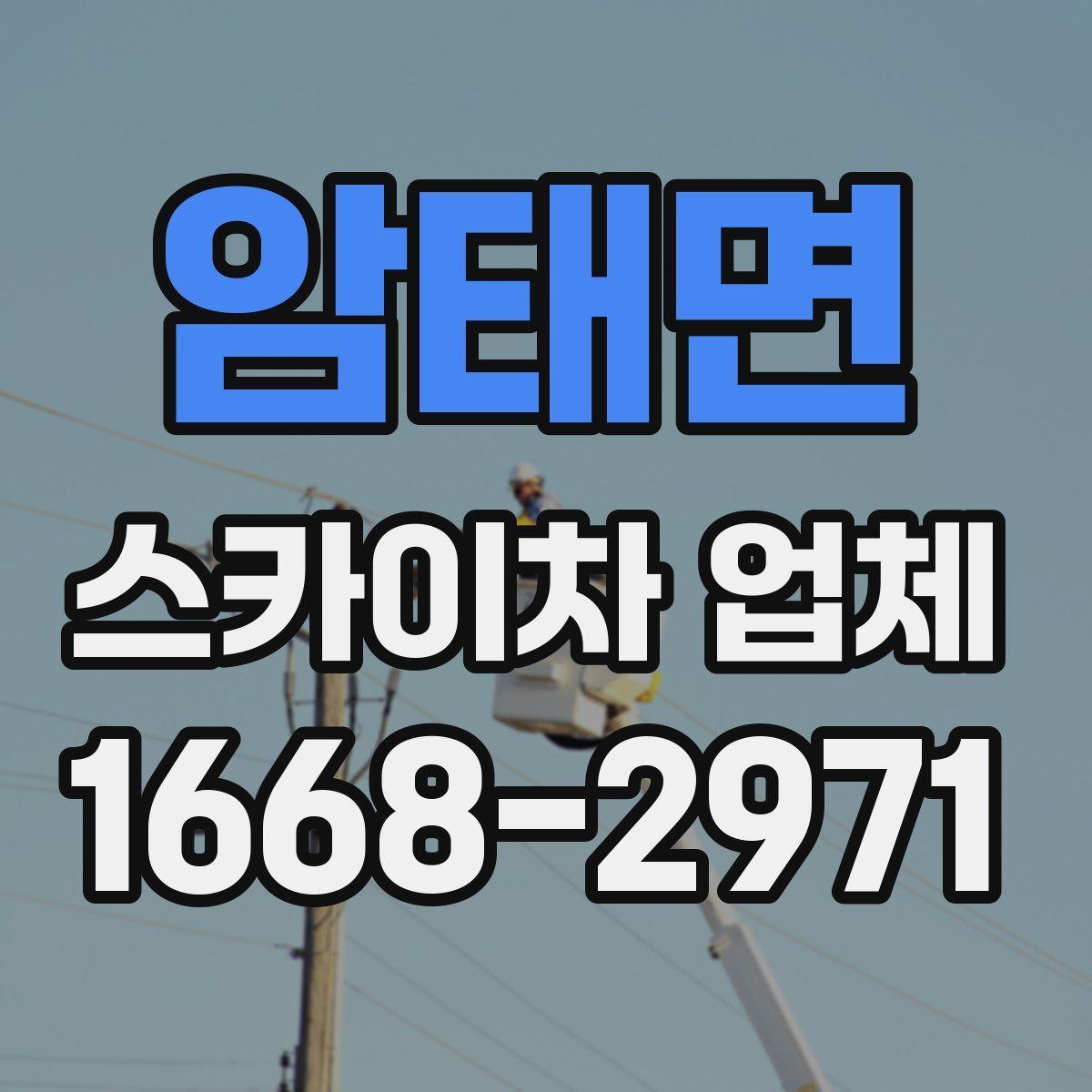 암태면 스카이차 업체