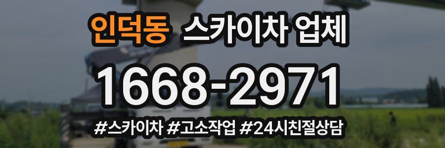 인덕동 스카이차 업체