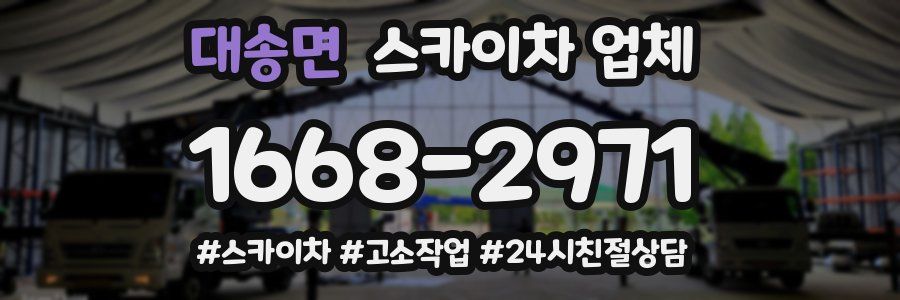 대송면 스카이차 업체