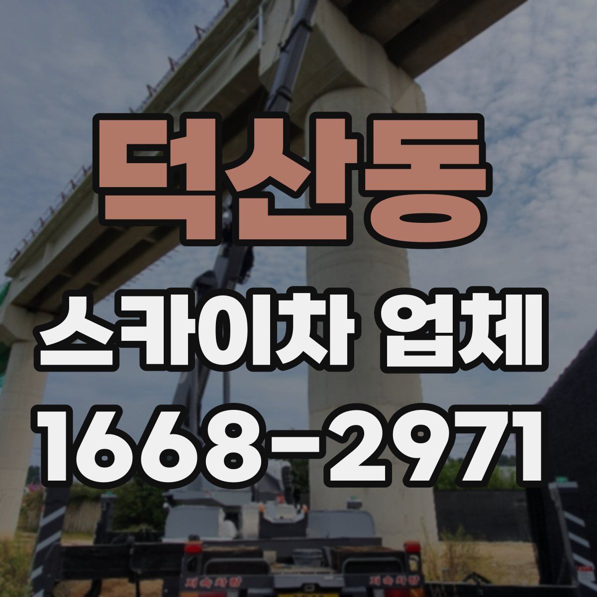덕산동 스카이차 업체