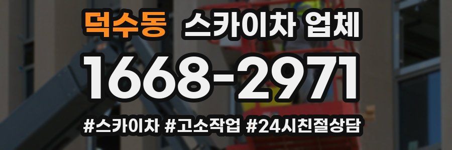 덕수동 스카이차 업체